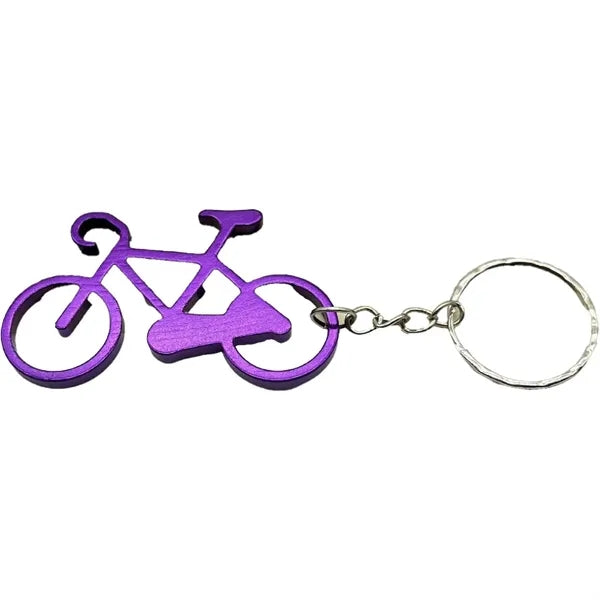 Mini Aluminum Bike Bottle Opener Keychain
