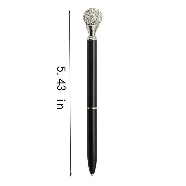 Metal Rotary Diamond Ball Pen w/ Box