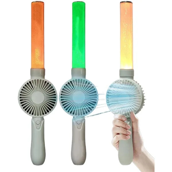 USB Rechargeable Concert LED Glow Stick w/Fan