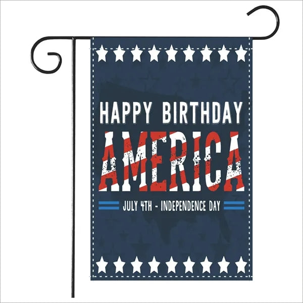 American Independence Day Garden Flag