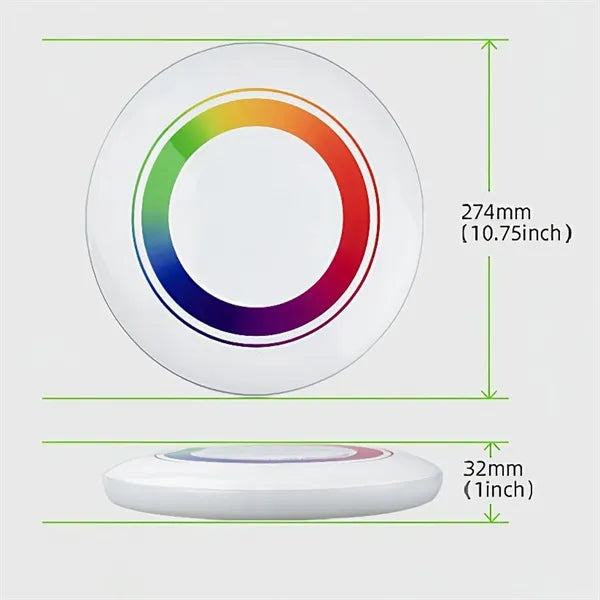 Adjustable Rechargeable LED Light Up Flying Disc