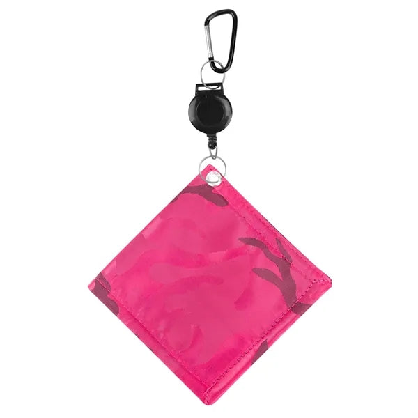 Golf Ball Cleaning Towel W/ Carabiner