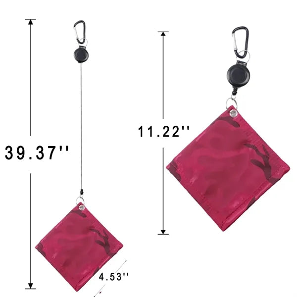 Golf Ball Cleaning Towel W/ Carabiner