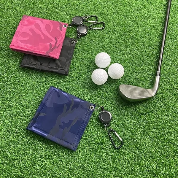 Golf Ball Cleaning Towel W/ Carabiner