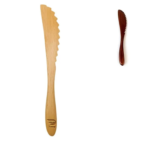 Eco Friendly Beech Wood Knife Portable Utensil