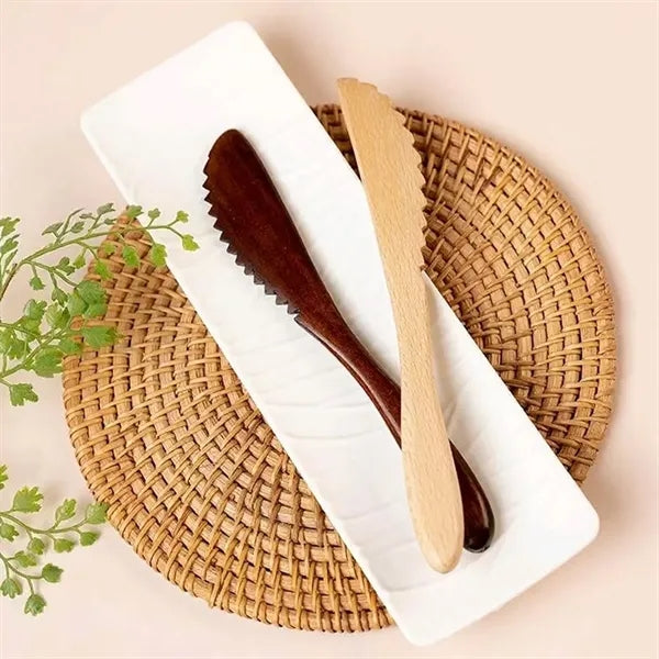 Eco Friendly Beech Wood Knife Portable Utensil