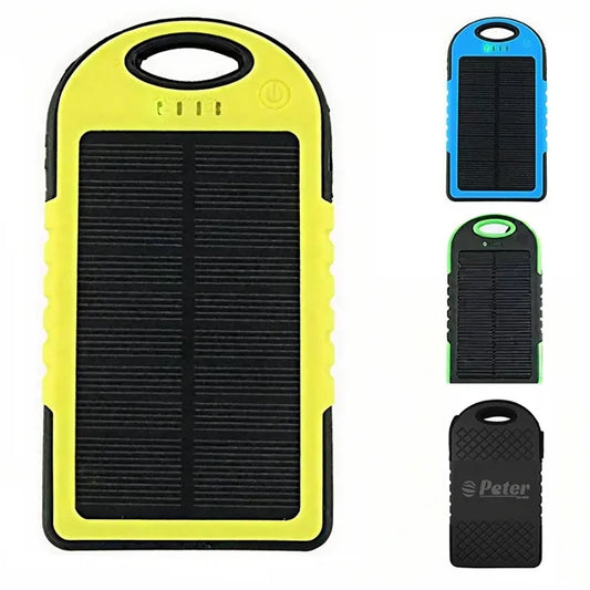 5000mAh Waterproof Portable Solar Power Bank