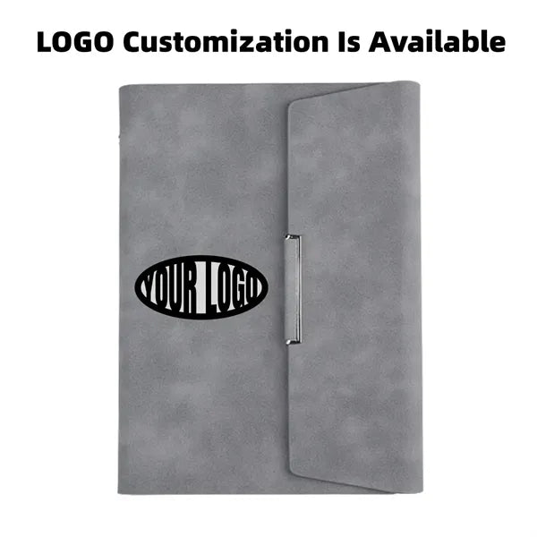 A5 PU Leather Refillable Notebook With 6 Rings