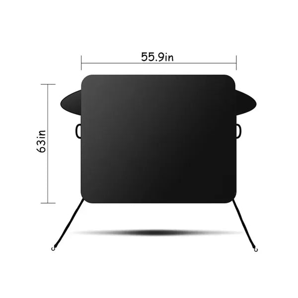 All-Season Oxford Car Windshield Sunshade