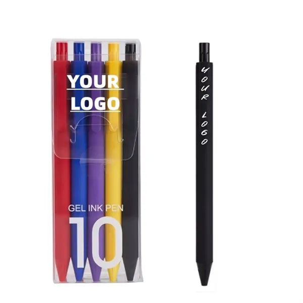 10 Pieces 0.5mm Assorted Color Gel Pens