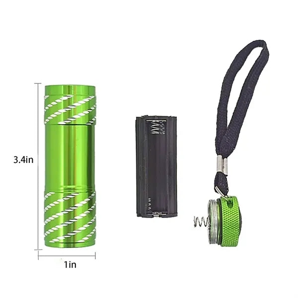 Mini Water Resistant Aluminum Alloy LED Flashlight