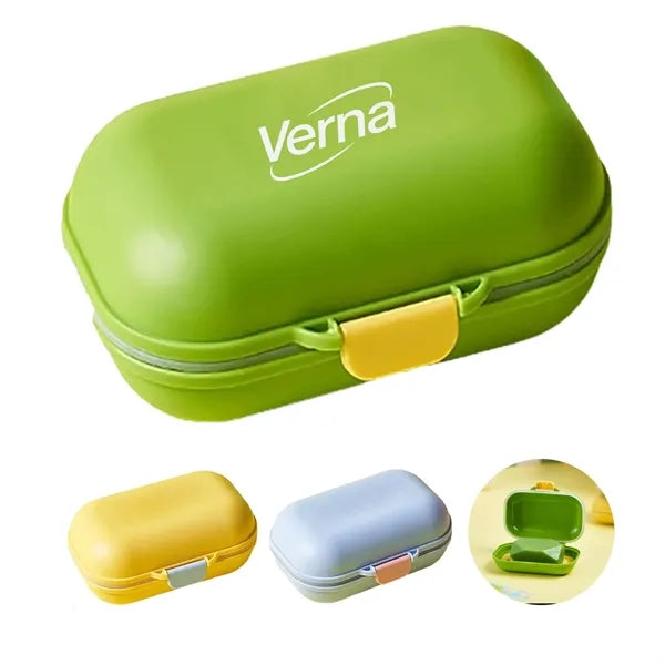 Portable Plastic Soap Box w/ Drain Tray