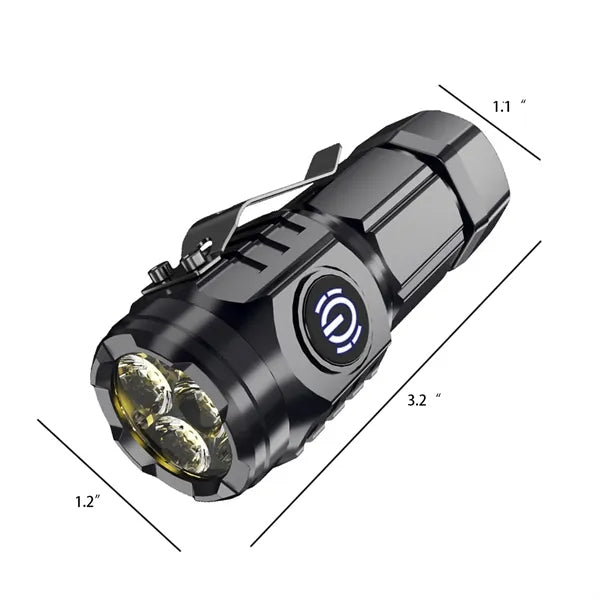 Mini Waterproof LED Outdoor Flashlight