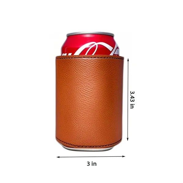 PU Leather Can Cooler Sleeve