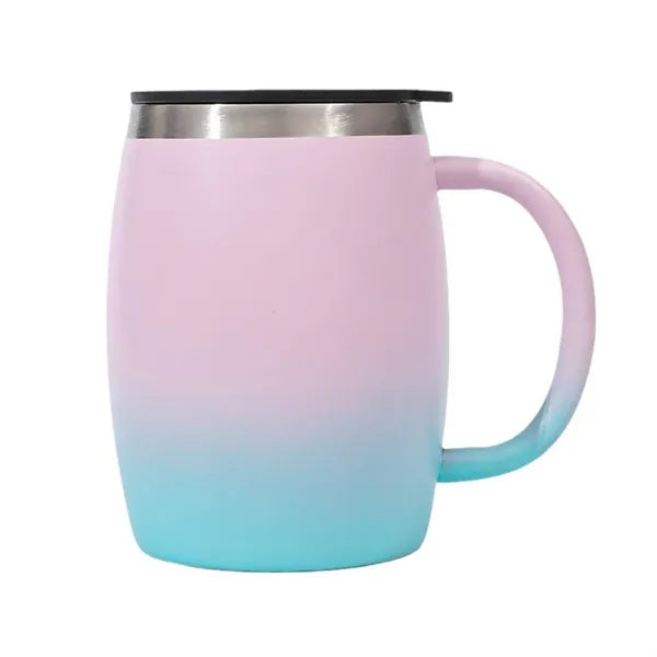 14oz Curved Double Wall Stainless Steel Insulated Mug