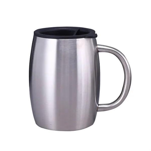 14oz Curved Double Wall Stainless Steel Insulated Mug