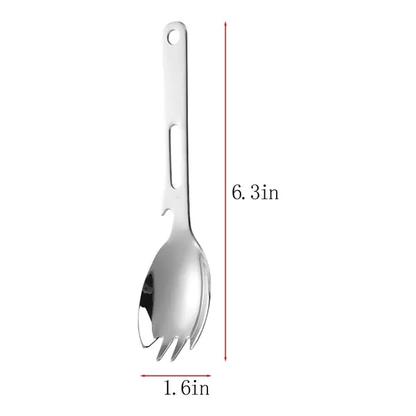 4 in 1 Stainless Steel Spork Spoon Fork