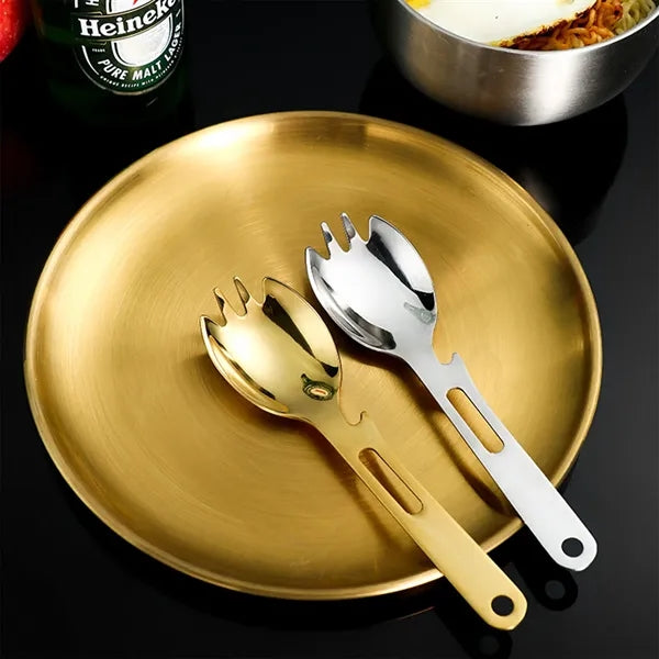 4 in 1 Stainless Steel Spork Spoon Fork