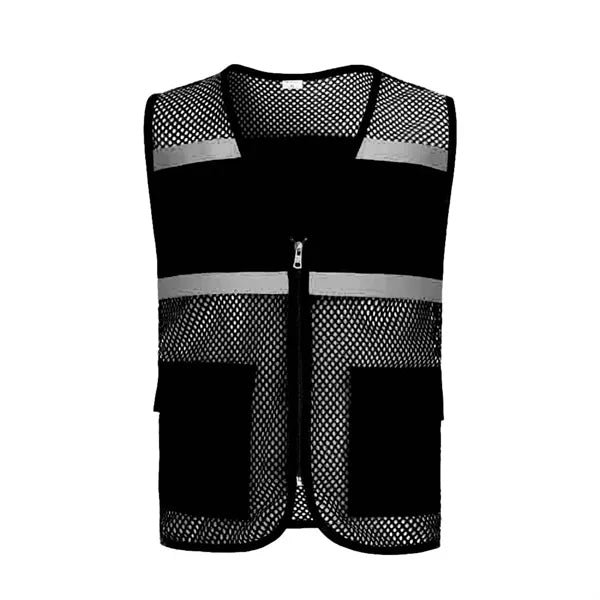 Hi Viz Reflective Polyester Mesh Safety Vest