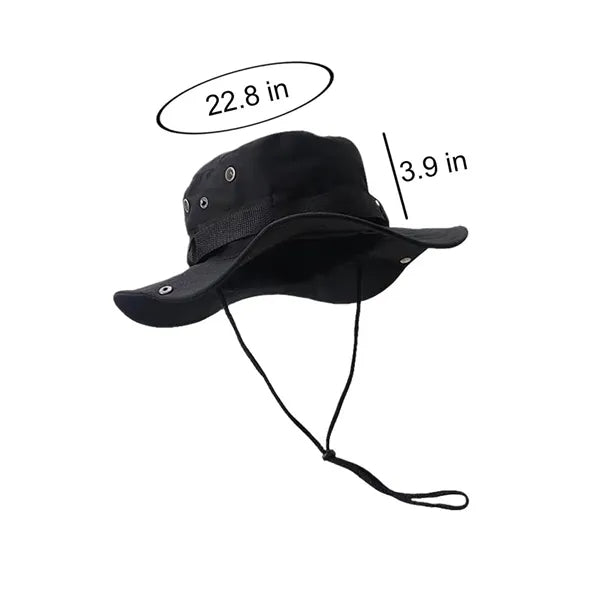 Adjustable Breathable Wide Brim Polyester Sun Hat