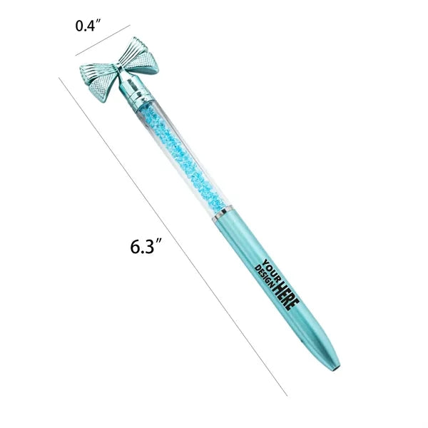 Bow-Shaped Twist-Action Ballpoint Pen