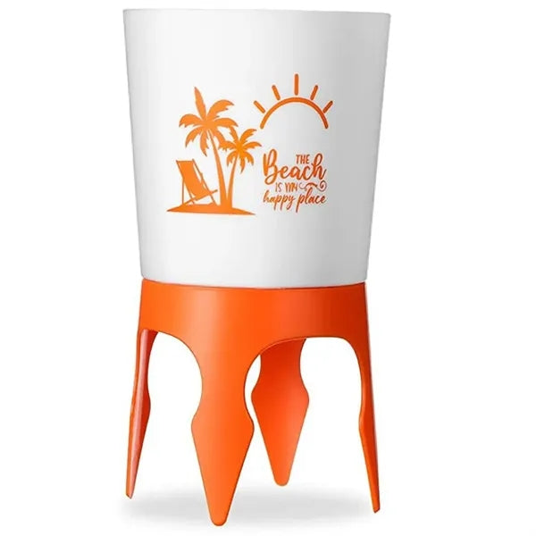 Plastic Beach Drink Cup Holder w/ Opener
