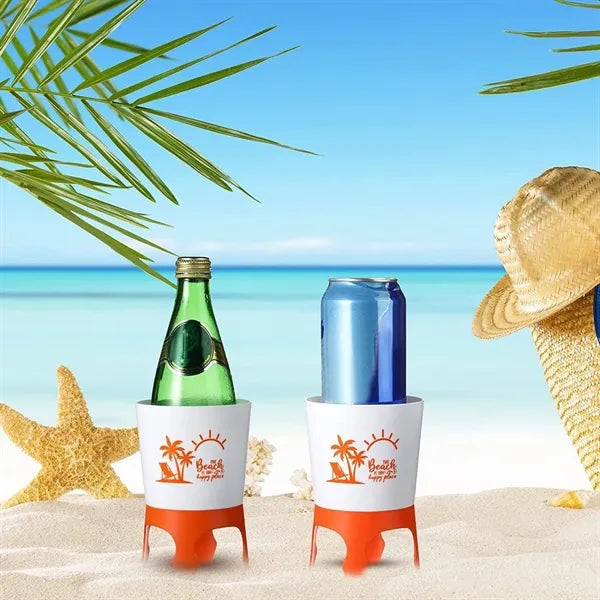 Plastic Beach Drink Cup Holder w/ Opener
