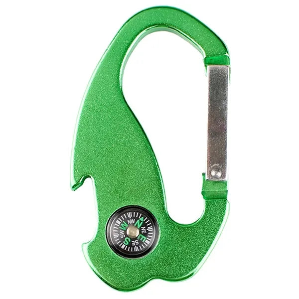Multi Function Compass Opener Aluminum Alloy Carabiner