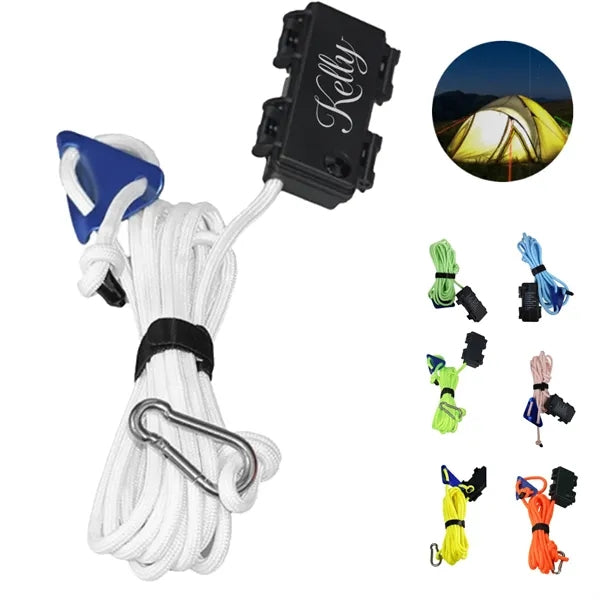 Waterproof Nylon Outdoor Camping Luminous Wind Rope