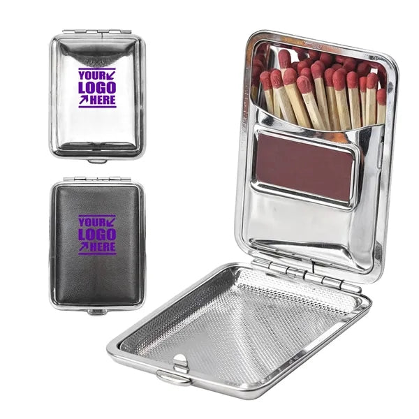 Stainless Steel Matchboxes with Friction Plate Striker