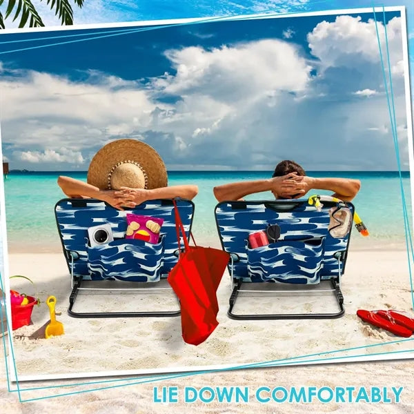 Outdoor Adjustable Folding Beach Lounge Chair
