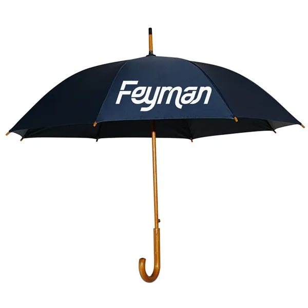 23 Inch Wooden Handle UV Protection Automatic Umbrella