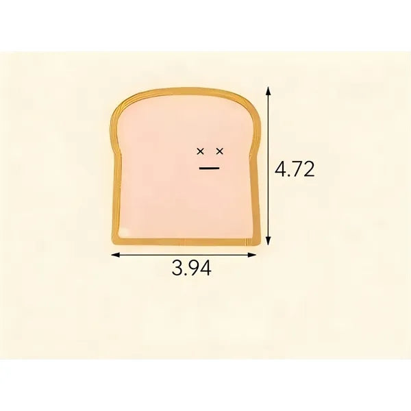 Toast-Shaped Wood Pulp Cotton Dish Sponge
