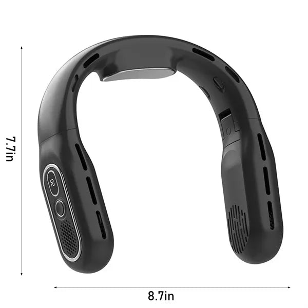 3000mAh Bladeless Foldable Neck Fan