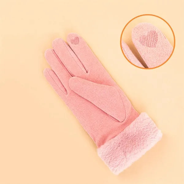 Windproof Fleece Deryl Touchscreen Winter Gloves