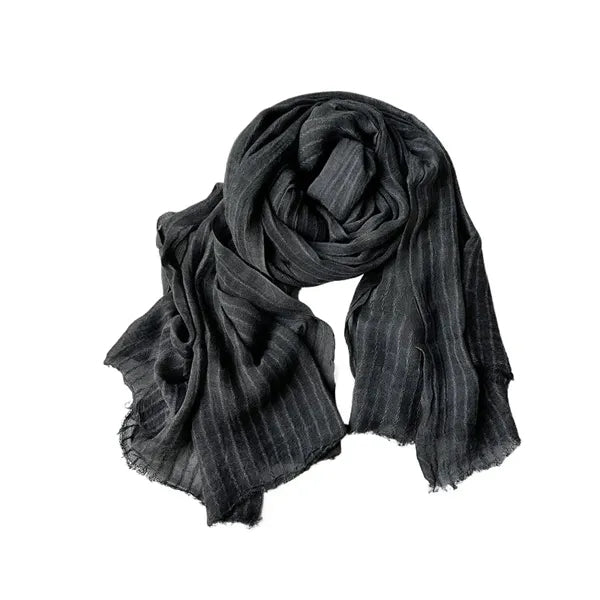 Breathable Cooling Cotton Linen Summer Scarf