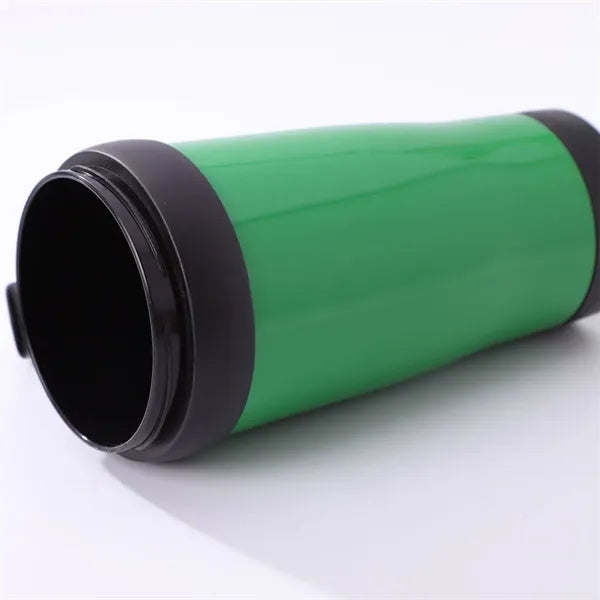 17 oz. Portable Travel Plastic Car Coffee Cup w/ Handle