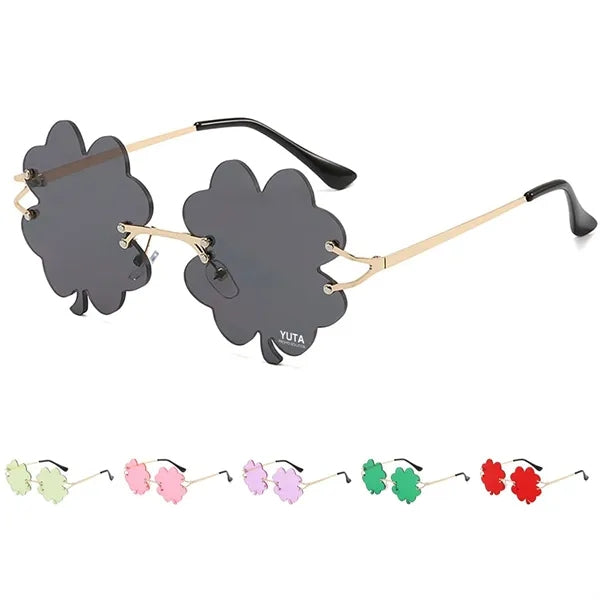 Beach Uv Protection Clover Sunglasses