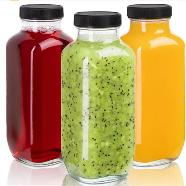 16OZ Juice Bottles w/ Lids