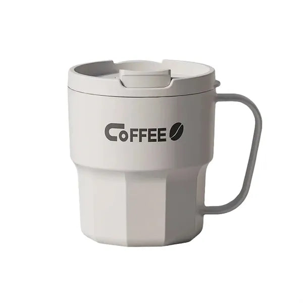 13Oz Stainless Steel Insulated Coffee Travel Mug W/ Lid