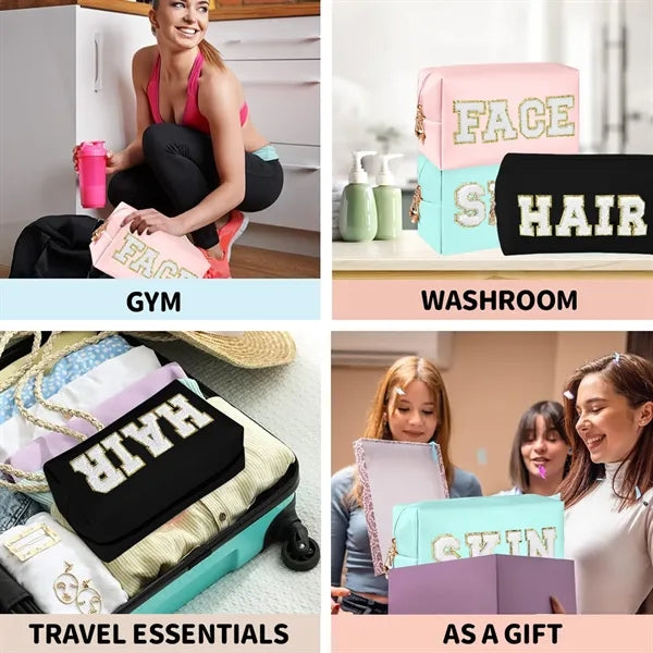 Outdoor Travel Storage Bag Set w/ Letter Design