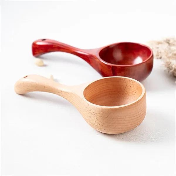 Kitchen Round Serving Wooden Scoop