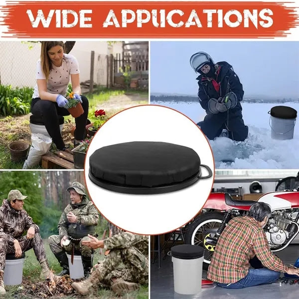 Outdoor Bucket-style Thickened Round Seat Cushion