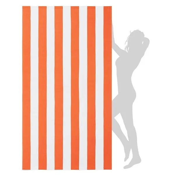 Lightweight Quick-Dry Colorful Striped Beach Towel