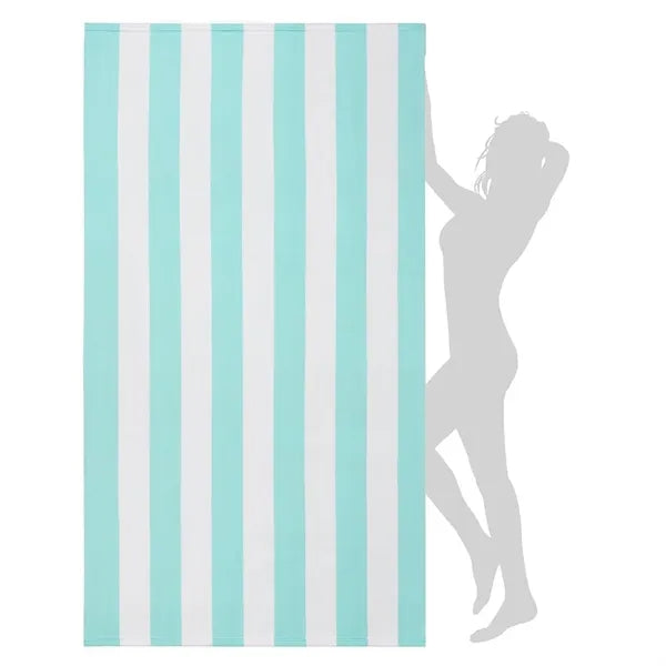 Lightweight Quick-Dry Colorful Striped Beach Towel