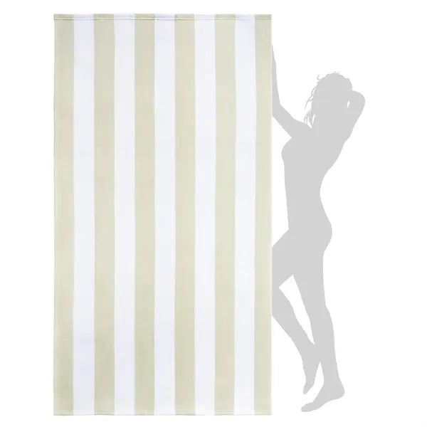 Lightweight Quick-Dry Colorful Striped Beach Towel