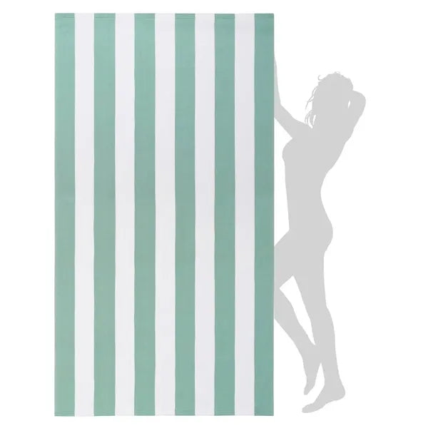 Lightweight Quick-Dry Colorful Striped Beach Towel
