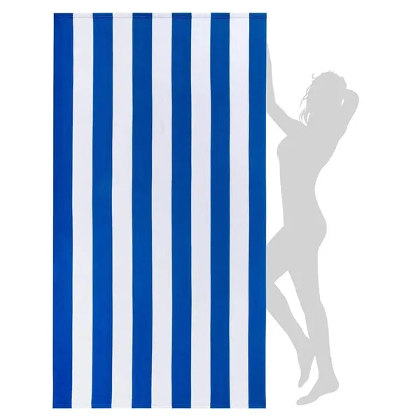 Lightweight Quick-Dry Colorful Striped Beach Towel
