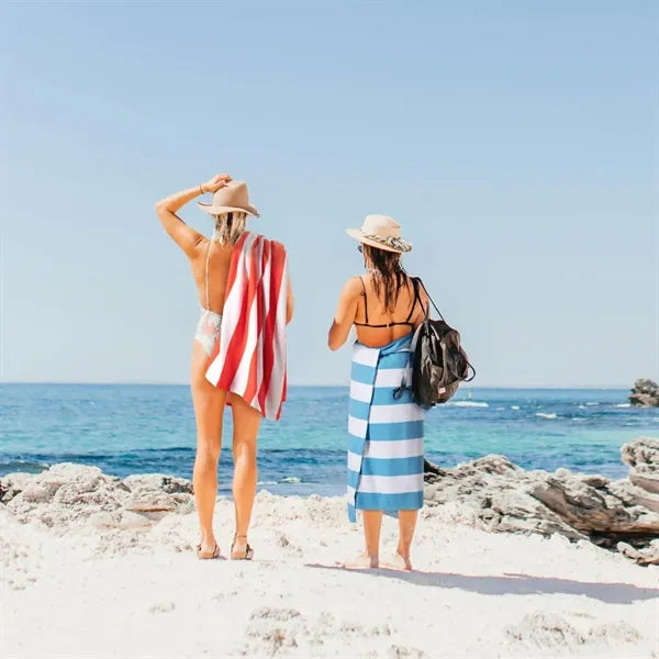 Lightweight Quick-Dry Colorful Striped Beach Towel