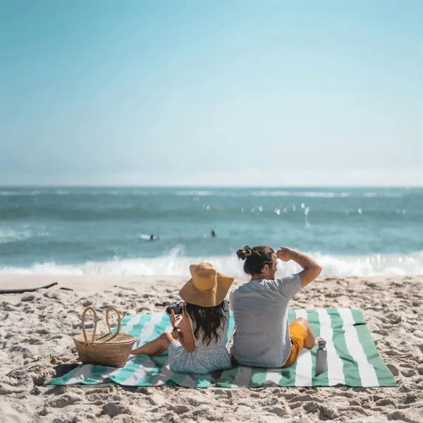 Lightweight Quick-Dry Colorful Striped Beach Towel